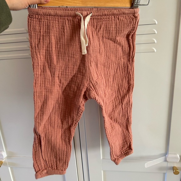 H&M gauze pants eith adjustable waist - Picture 1 of 3